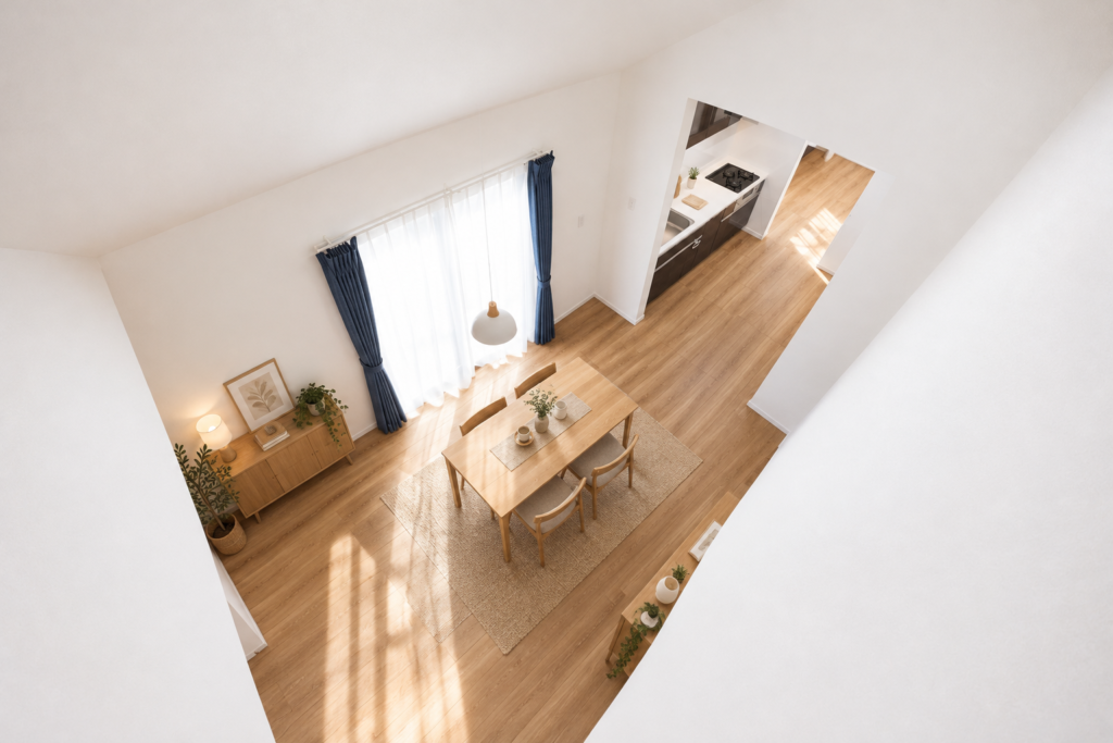 コンパクト平屋に集う家